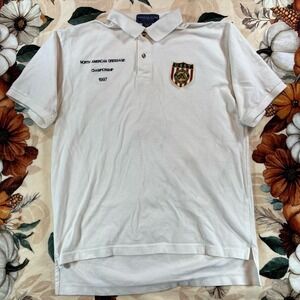 Vintage 1997 USET North American Dressage Championship Mens Polo Size Medium